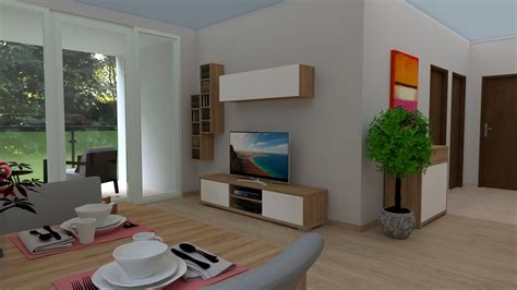 Vizualizácia priestoru s obkladom