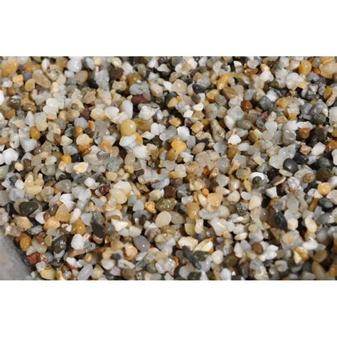 Prírodný kremičitý štrk rôznych farieb a zrnitostí