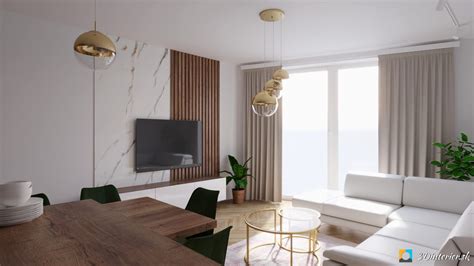 Interiér s modernými 3D obkladmi