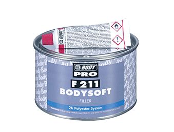 HB BODY Soft PES žltý tmel v 1 kg balení