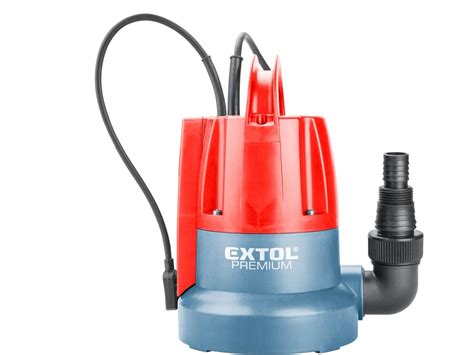 Ponorné čerpadlo Extol Craft 600W v prevádzke