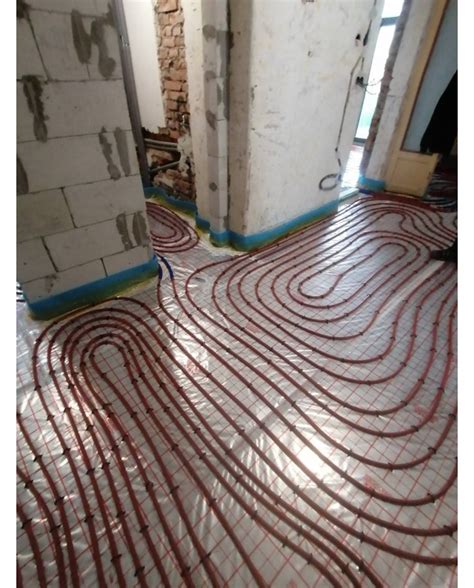 Proces inštalácie podlahového vykurovania