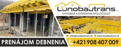 Detail stropného debnenia s nosníkmi a stojkami