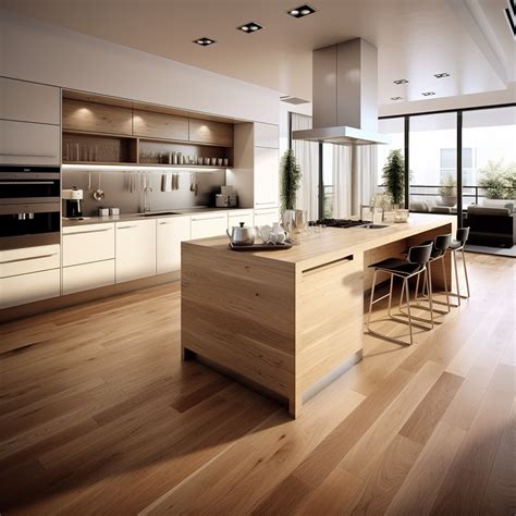 Dlažba imitujúca drevo v interiéri