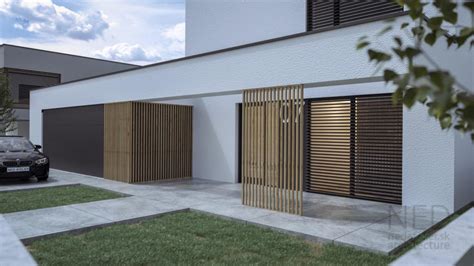 Návrh moderného vstupu do domu