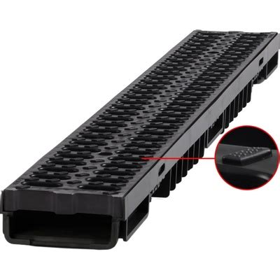 Odvodňovací plastový žľab ACO Hexa Self v exteriéri