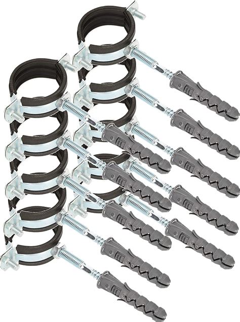 Príklady potrubných objímok a držiakov