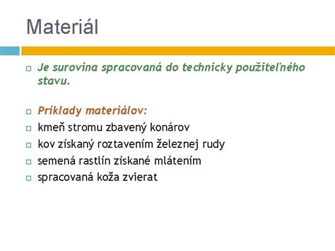 Príklady kovacích materiálov