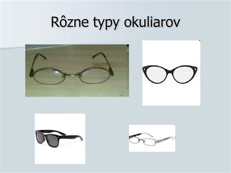 Rôzne typy ochranných pracovných okuliarov