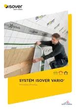 Schéma fungovania inteligentnej klimamembrány Isover Vario v lete a v zime