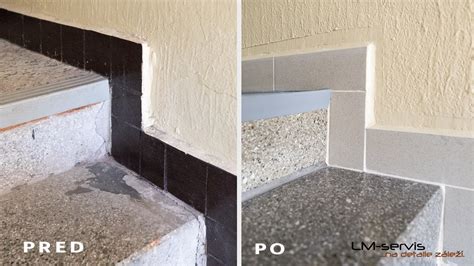 Rôzne materiály schodísk