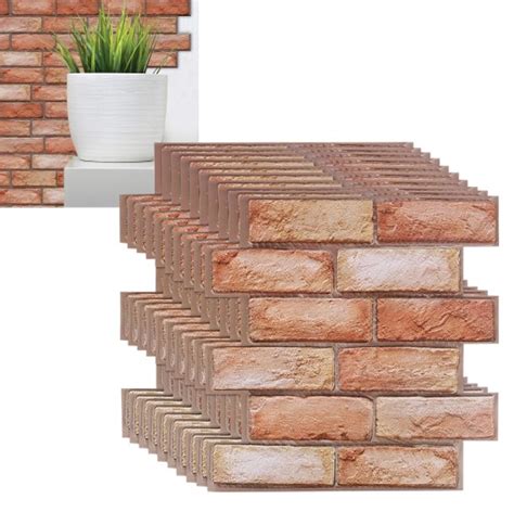 Rôzne farebné varianty 3D PVC obkladov s dizajnom tehly