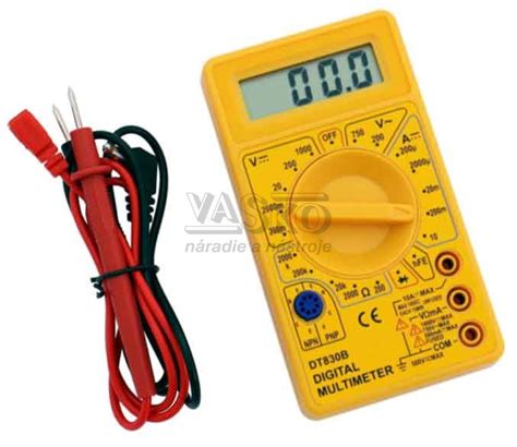 Digitálny multimeter a skúšačka napätia pre profesionálne použitie