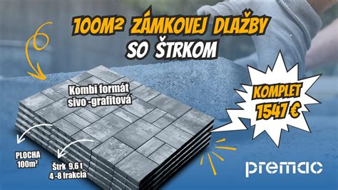 Rôzne typy zámkovej dlažby Premac a ich aplikácia