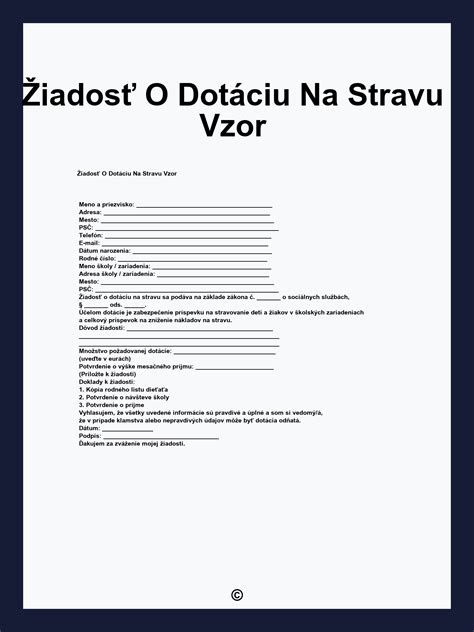 Doklady k žiadosti o dotáciu