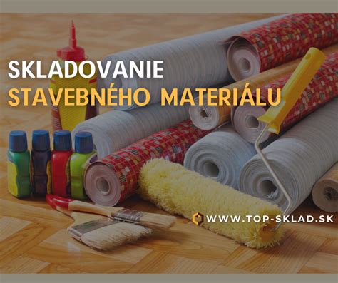 Sklad stavebného materiálu