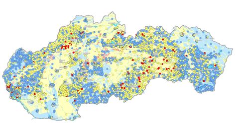 Mapa radónového rizika na Slovensku