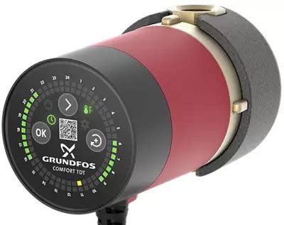 Ovládací panel čerpadla Grundfos COMFORT TDT s nastavením časovača