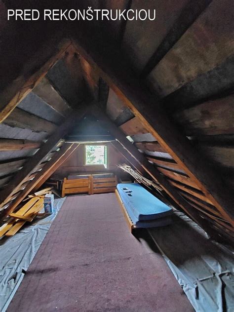 Rekonštrukcia podkrovia - pred a po