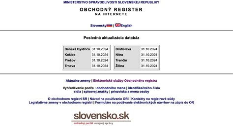 Slovenský Obchodný register a jeho význam