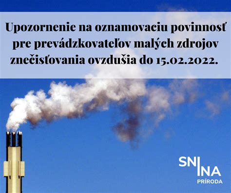 Schéma procesu získania povolenia pre malý zdroj znečisťovania ovzdušia