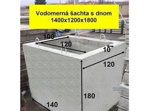 Vodomerná šachta v reze
