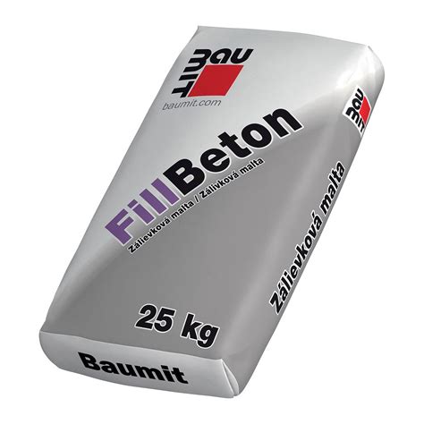 Technické parametre expanzívneho betónu Baumit FillBeton