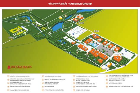 Mapa výstavisk s označenými miestami Cersaie Bologna a Agrokomplex Nitra