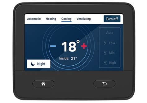 Ovládací panel kúrenia Truma s dotykovým senzorom