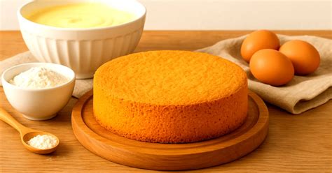 Vizualizácia ingrediencií na piškótový korpus