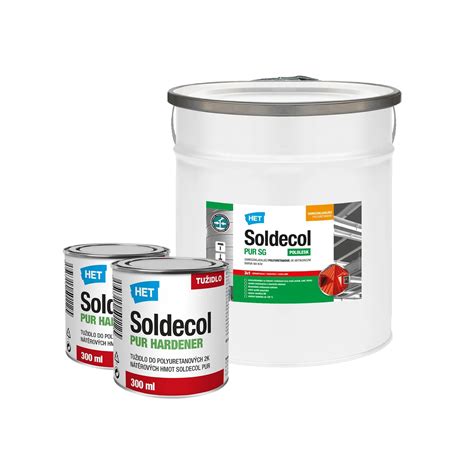 Produkt HET Soldecol PUR SG - plechovka s farbou a tužidlo