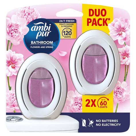 Kúpeľňový osviežovač Ambi Pur Bathroom s detailom technológie Odour Clear™