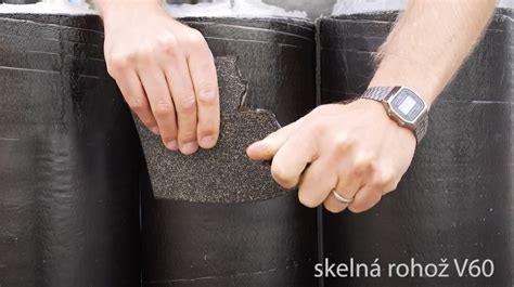 Aplikácia asfaltových hydroizolačných pásov