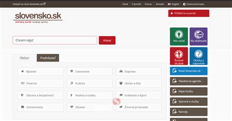 Ikona pre elektronické služby na portáli slovensko.sk
