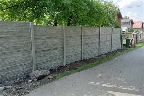 Betónové ploty a ich dizajn