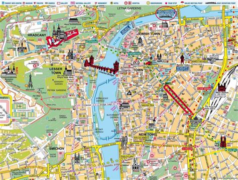 Mapa Bratislavského Downtownu s vyznačeným Panorama City