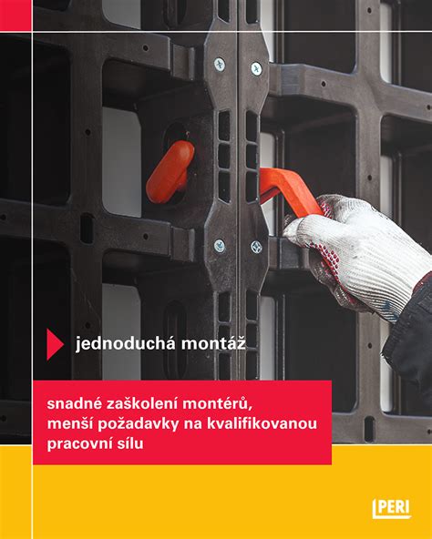 Modulárne komponenty PERI DUO debnenia a ich montáž