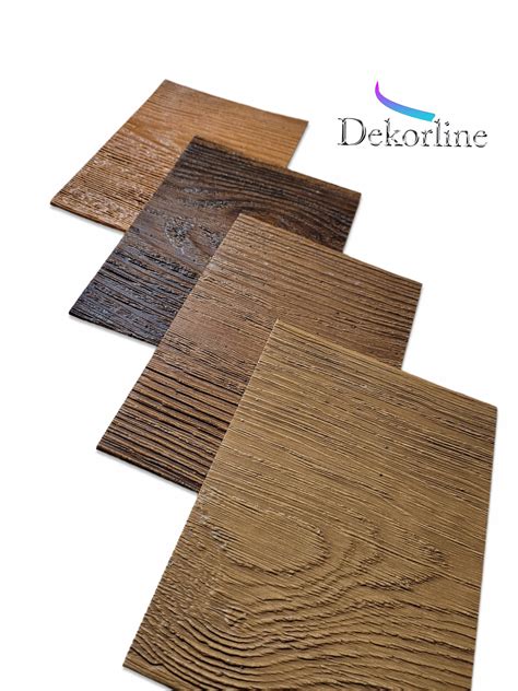 Vzorky drevených a MDF materiálov pre interiérové prvky