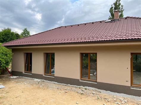 Obrázok: Ukážka fasády s akrylátovou omietkou
