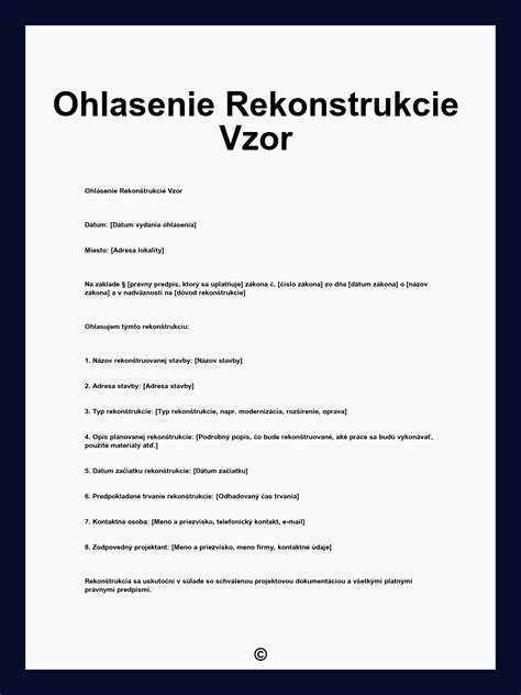 Schéma procesov rekonštrukcie bytu od ohlásenia až po realizáciu