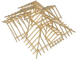 Konštrukcia krovu podkrovia