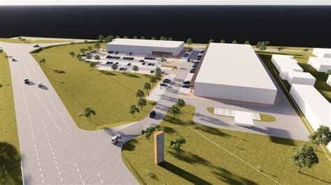 Schéma pôdorysu nového obchodného centra v Tvrdošíne