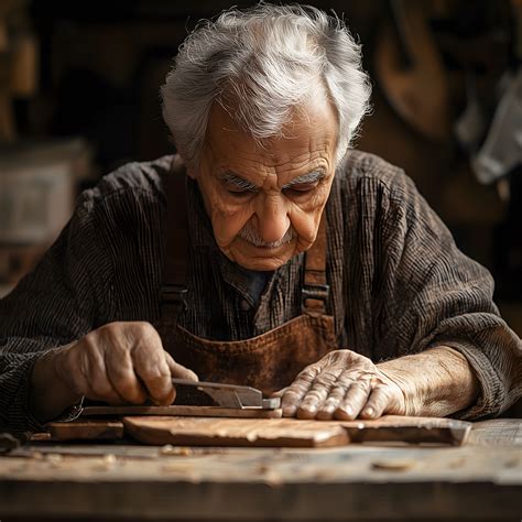 Remeselník pracuje s Tadelaktom a leštiacim kameňom