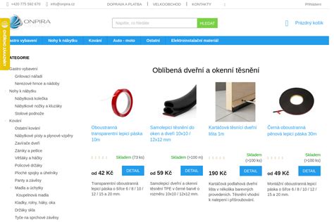 Sortiment nábytkového kovania DOMESTAV TREND