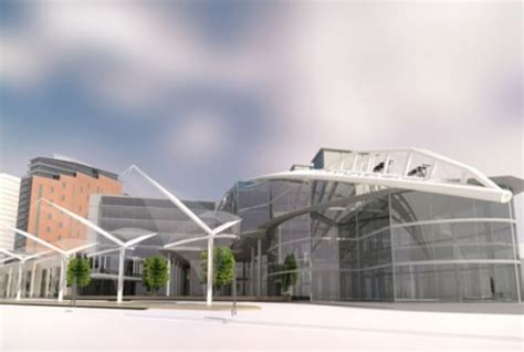 Render vizualizácia zrekonštruovanej Hlavnej stanice v Bratislave