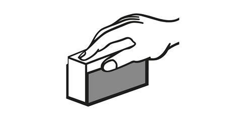 Ilustrácia otvorený a hustý posyp brúsneho papiera