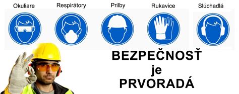 Ochranné pomôcky pri práci s brúskou