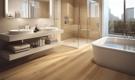 Dlažba s imitáciou dreva v interiéri