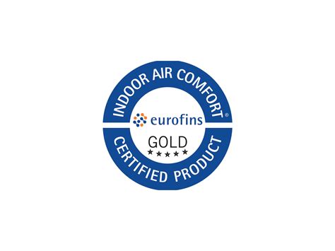 Certifikát Eurofins Gold pre kvalitu vzduchu v interiéri