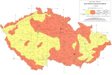 Mapa doručovacích oblastí pre strešné krytiny